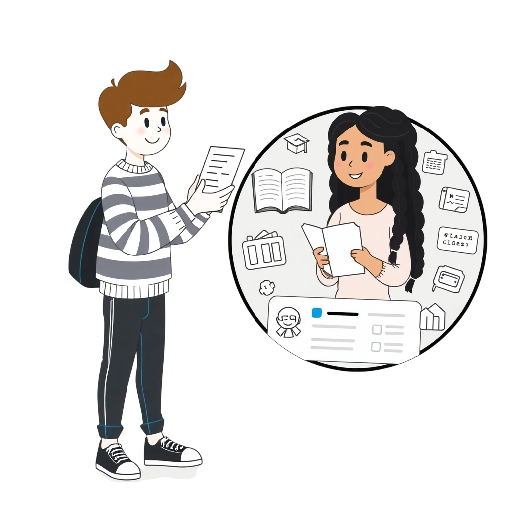Illustration representing user login